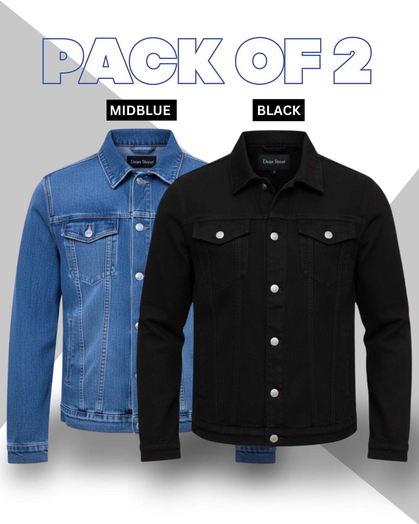PACK OF 2 DENIM JACKETS