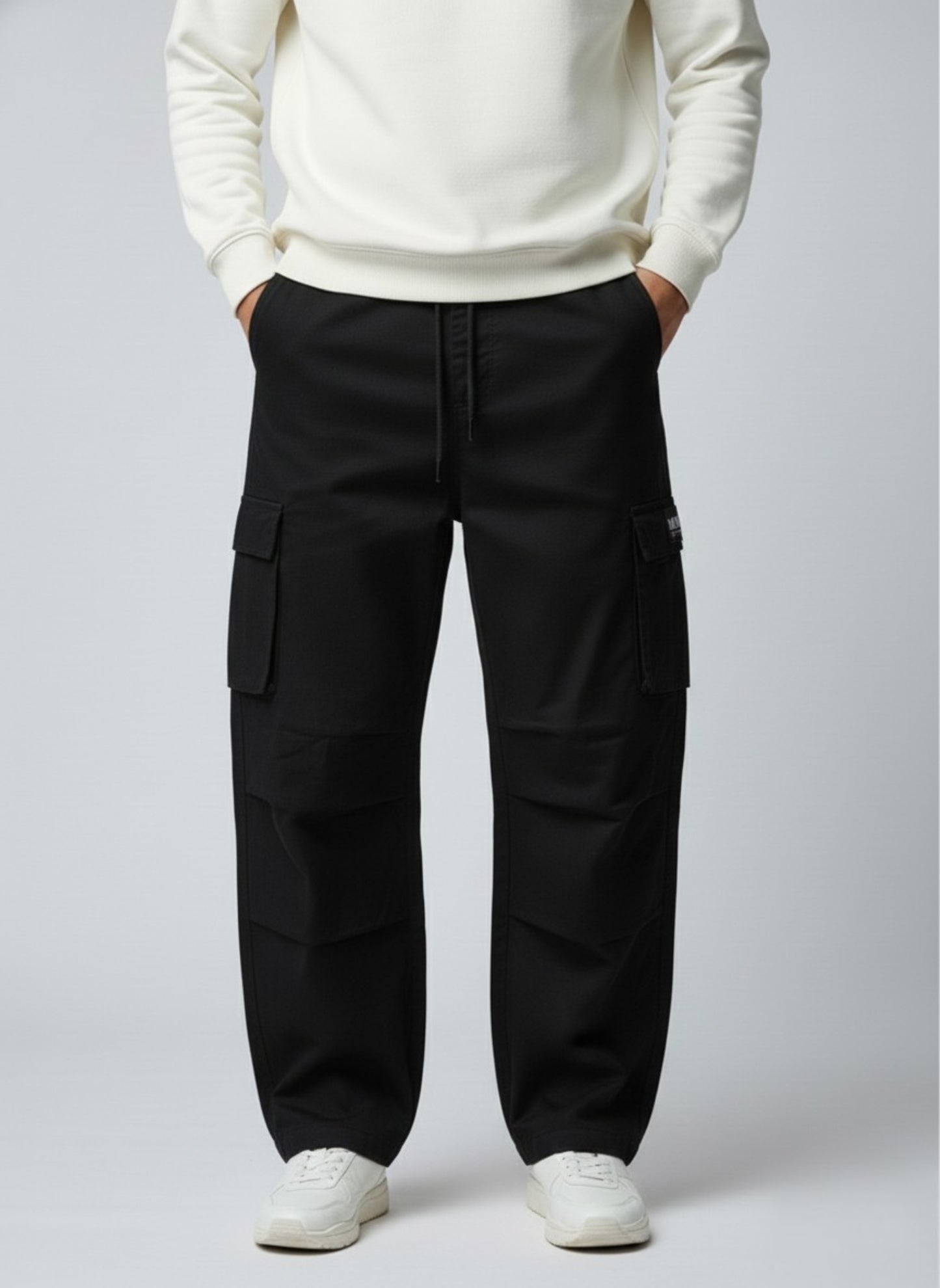 BAGGY-FIT UNISEX COTTON CARGO