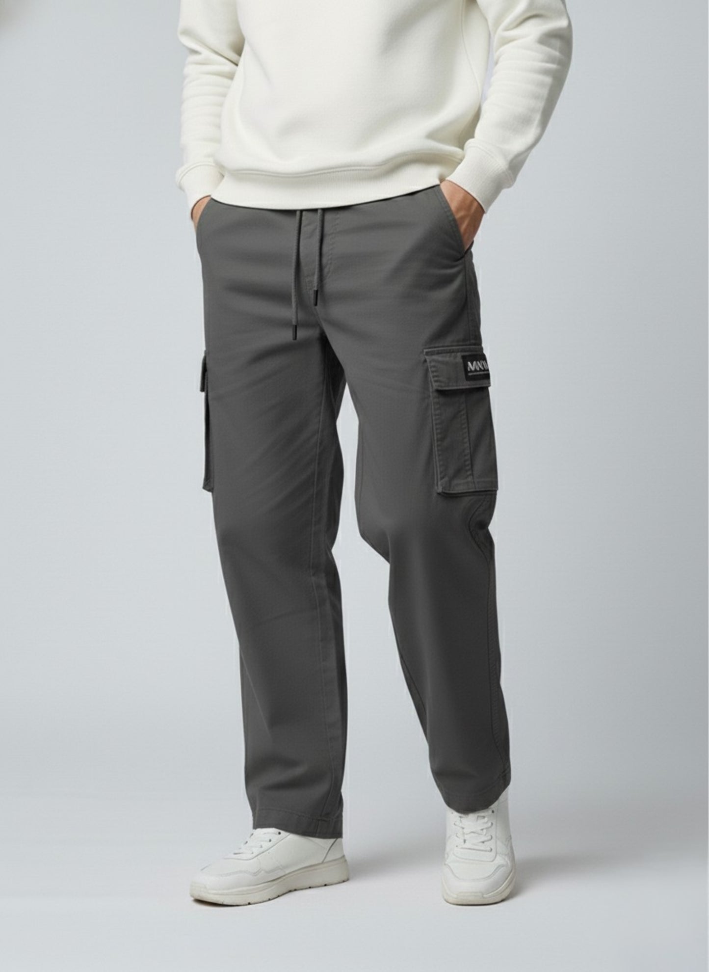 BAGGY-FIT UNISEX COTTON CARGO