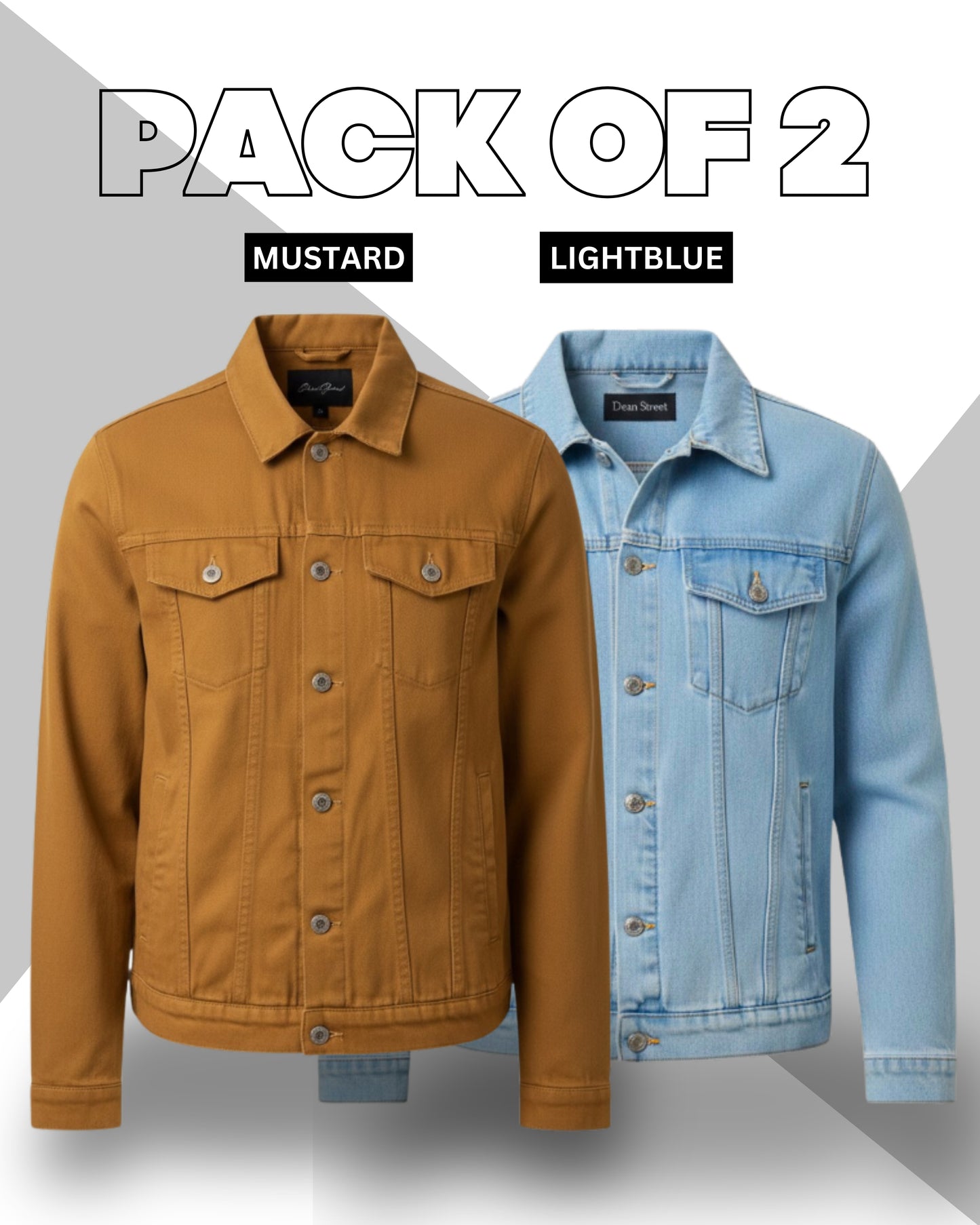 PACK OF 2 DENIM JACKETS