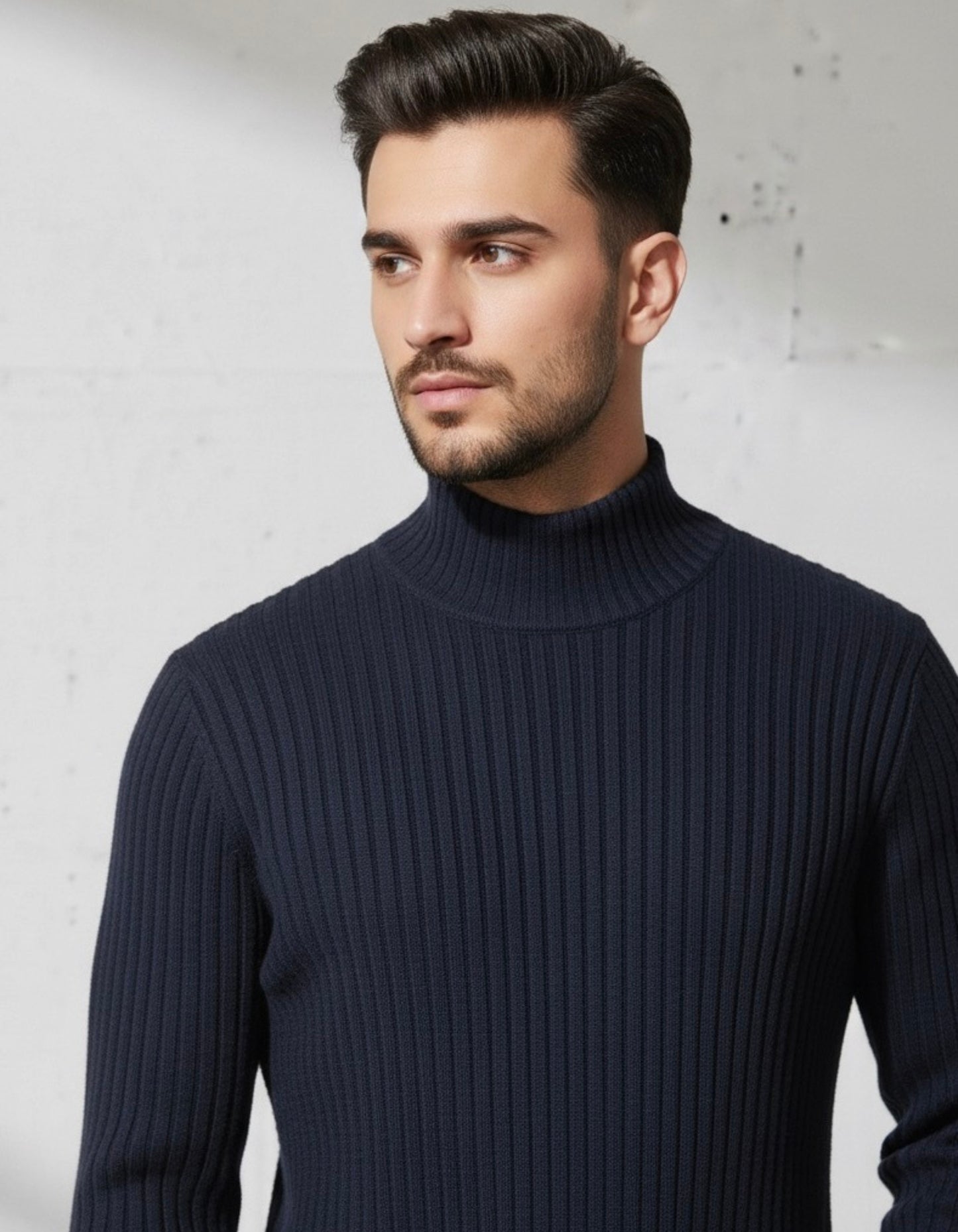 RIBBED KNIT HIGHNECK - UNISEX