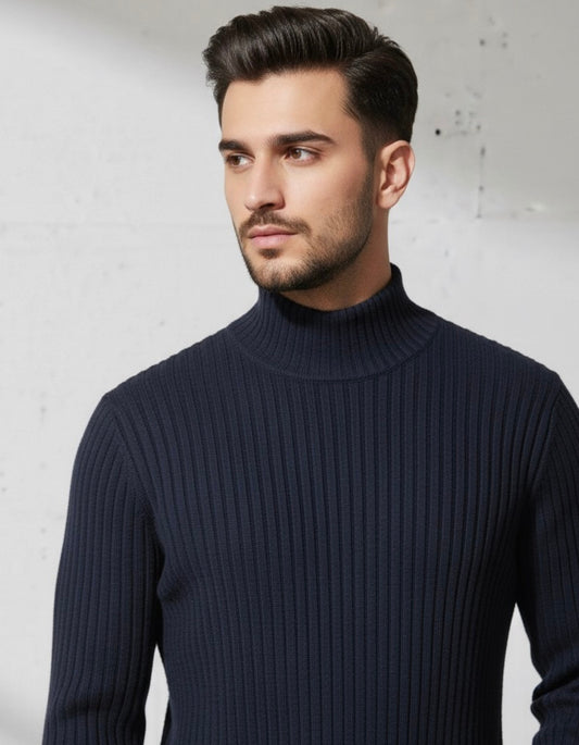 RIBBED KNIT HIGHNECK - UNISEX