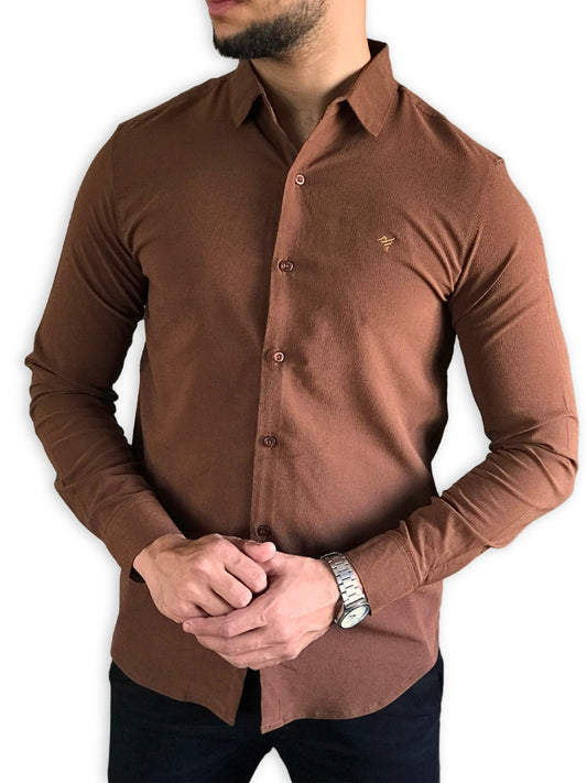 LYCRA TEXTURED CASUAL SHIRT