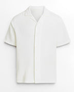 TEXTURED CUBAN COLLAR SHIRTS