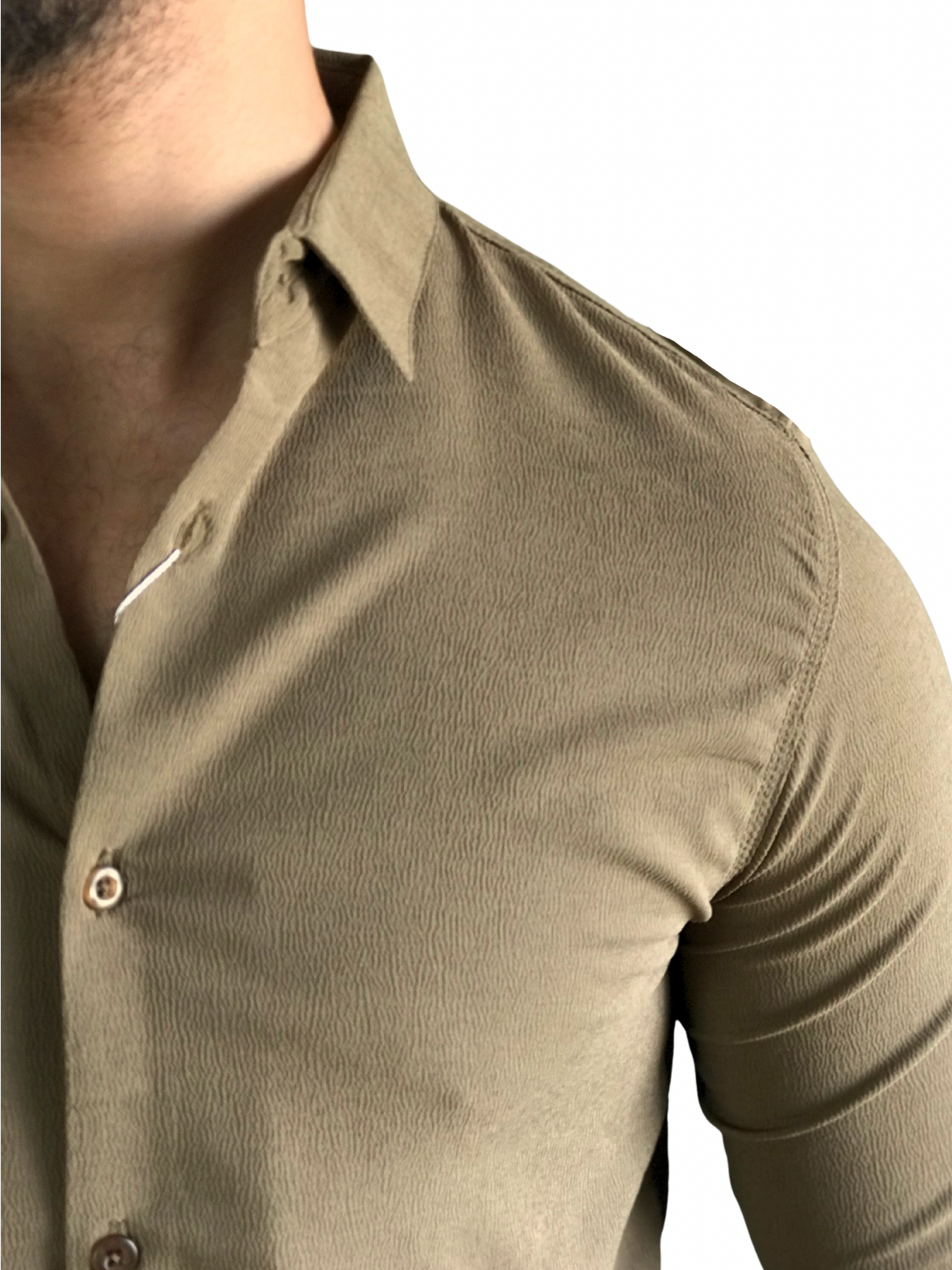 LYCRA TEXTURED CASUAL SHIRT