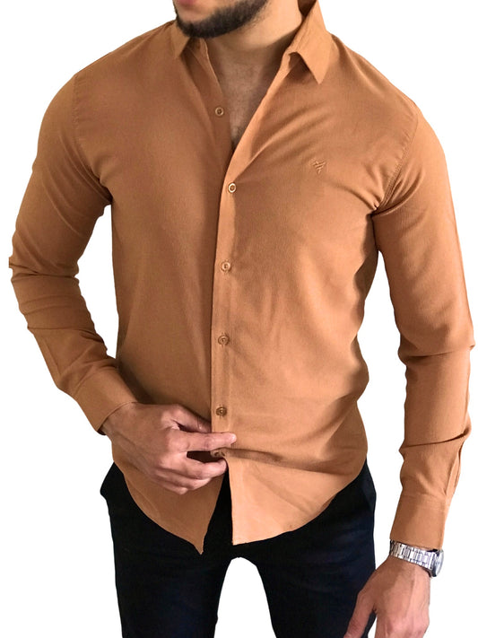 LYCRA TEXTURED CASUAL SHIRT