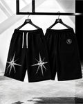 HEAT WAVE  SHORTS - WASTELAND STAR -BLACK