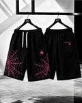 HEAT WAVE  SHORTS - WEB CITY -BLACK