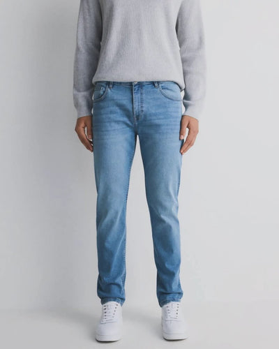 LIGHT BLUE NARROW FIT JEANS - MENS