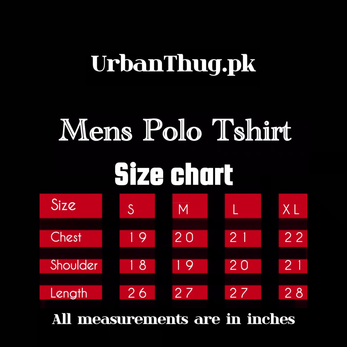 URBAN CLASSIC MENS POLO TSHIRT