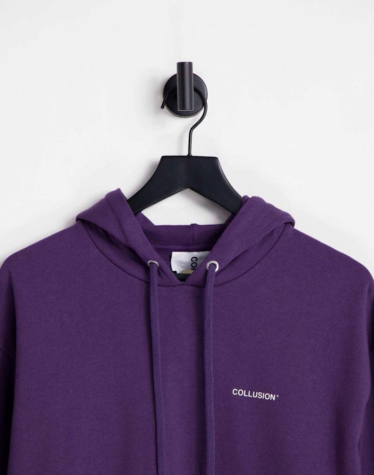 COLLUSION OVERSIZE HOODIE - UNISEX