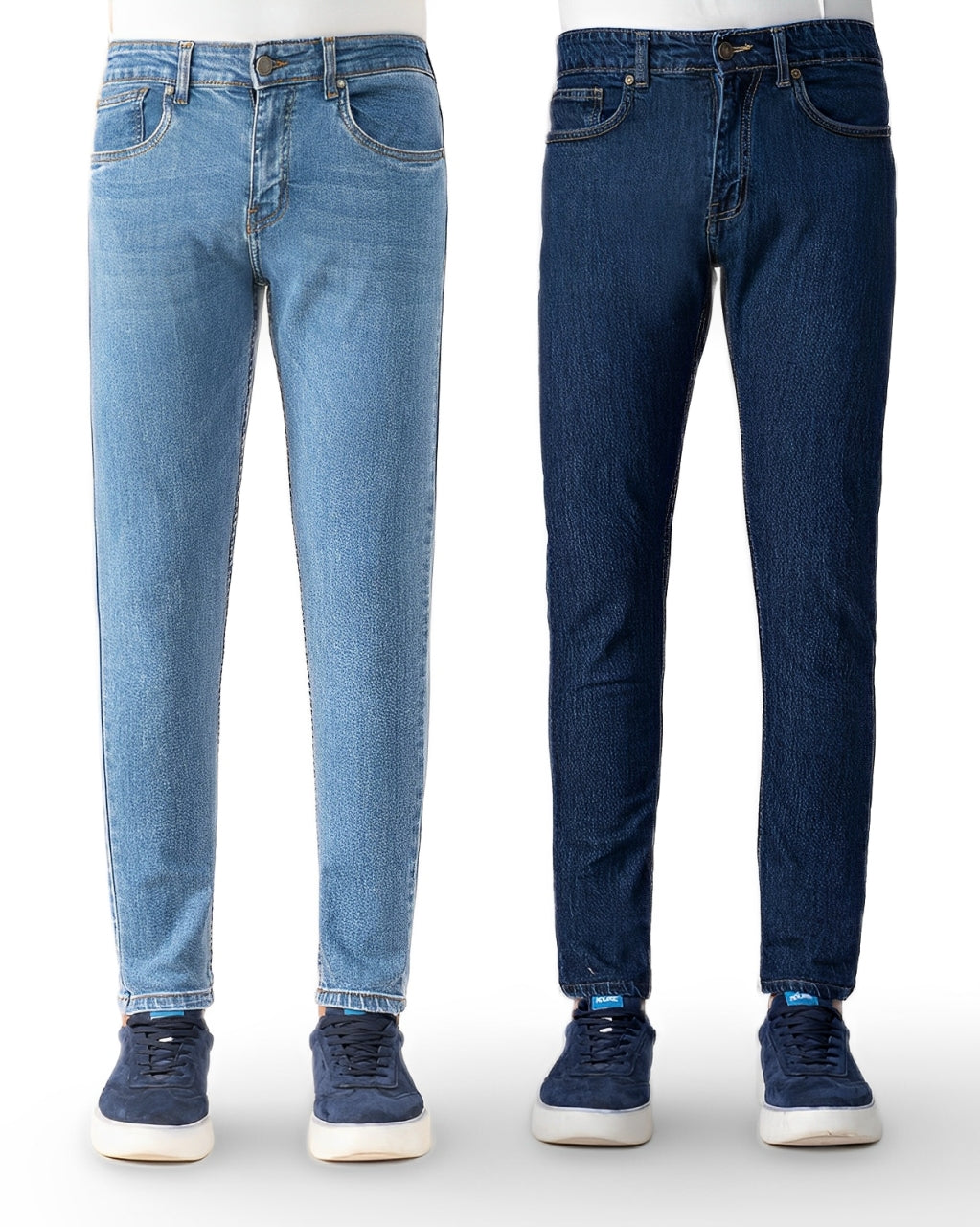 Mens Jeans Combo Pack Of 2 - Narrow Fit
