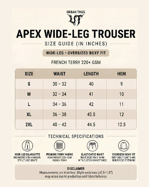 APEX WIDE-LEG TROUSER // CHROME-TRIBAL EDITION