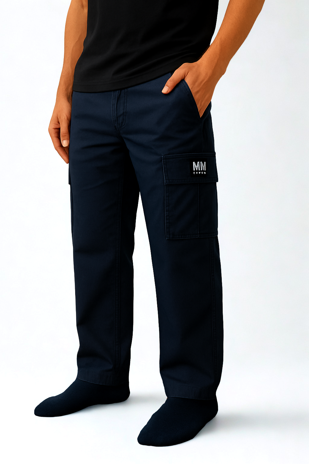 BAGGY-FIT UNISEX COTTON CARGO