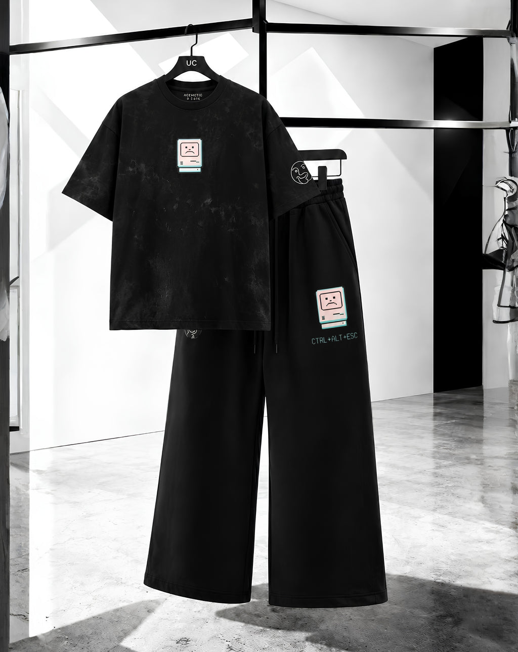 APEX GRAPHIC CO-ORD SET ( Y2K Glitch Edition )
