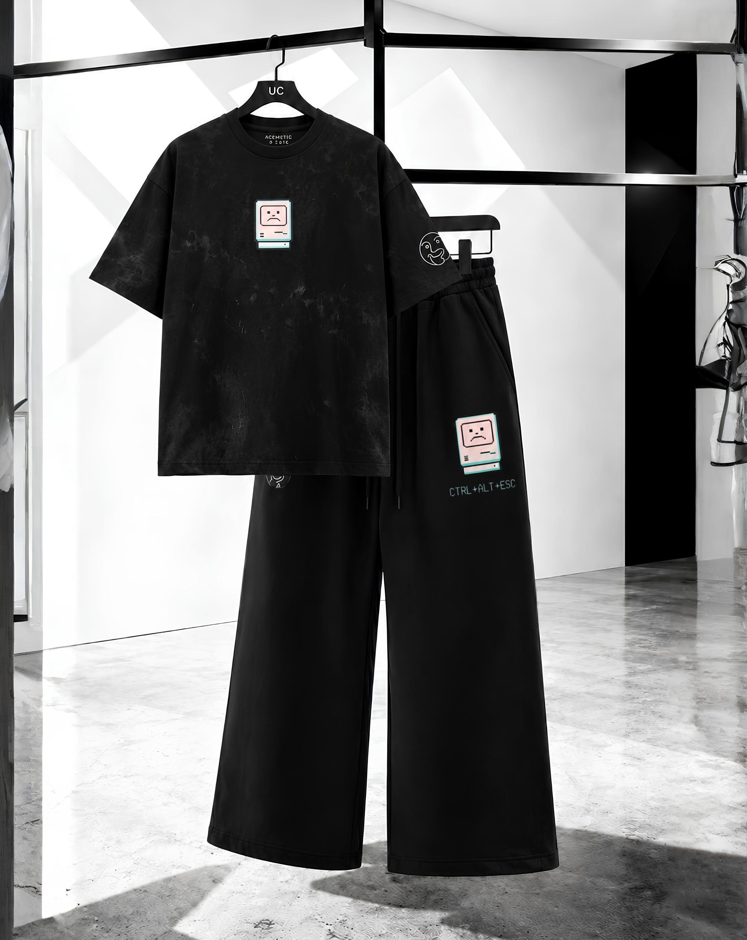 APEX GRAPHIC CO-ORD SET ( Y2K Glitch Edition )