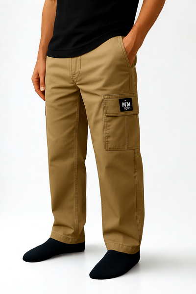 BAGGY-FIT UNISEX COTTON CARGO