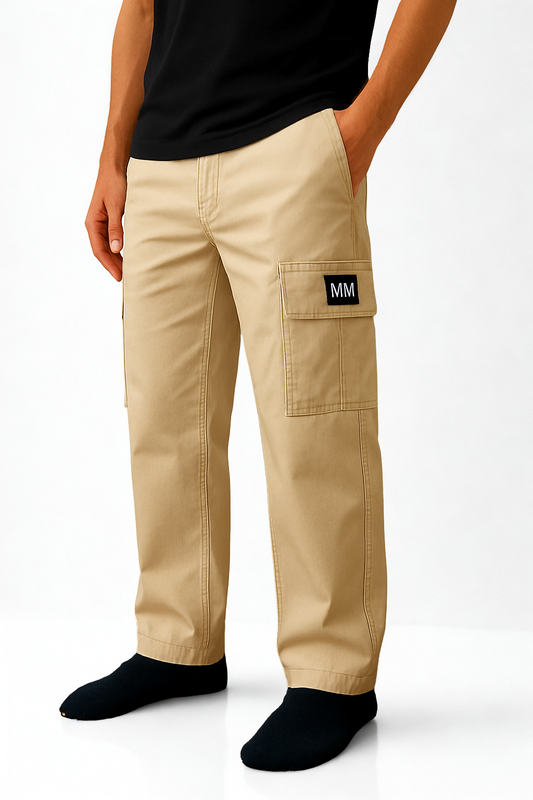 BAGGY-FIT UNISEX COTTON CARGO