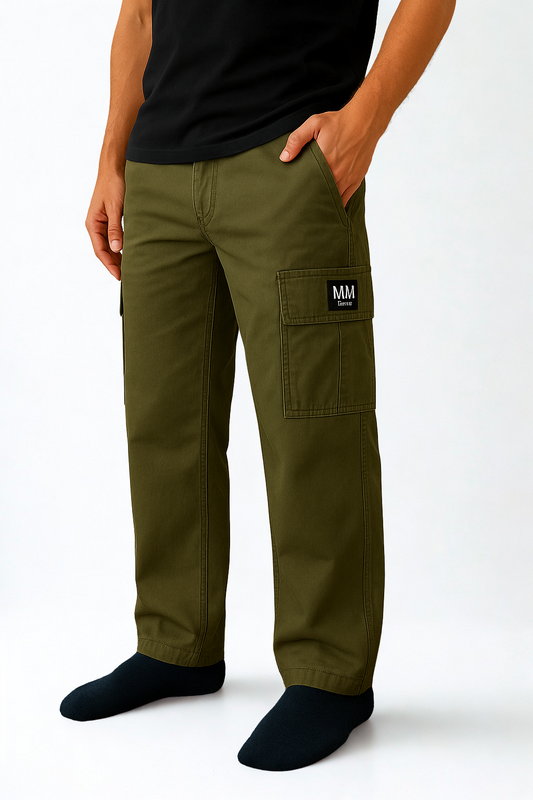 BAGGY-FIT UNISEX COTTON CARGO
