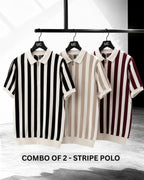 COMBO OF 2 - STRIPE POLO
