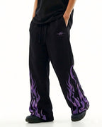 APEX WIDE-LEG TROUSER // PURPLE-FLAME ( PREMIUM EDITION )