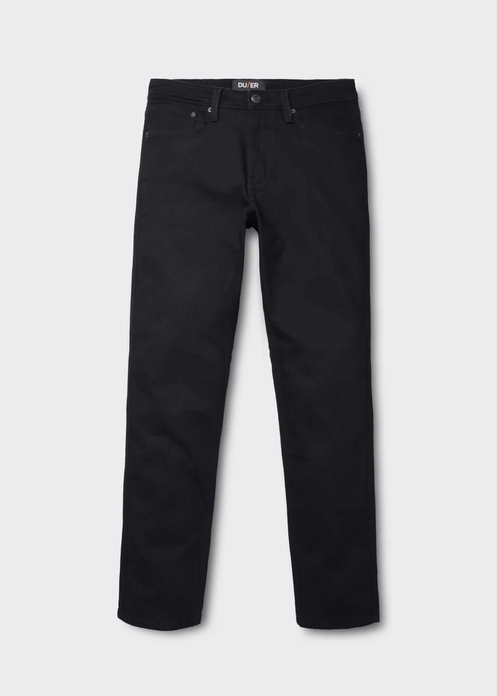 BLACK NARROW-FIT JEANS - MENS