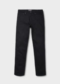 BLACK NARROW-FIT JEANS - MENS