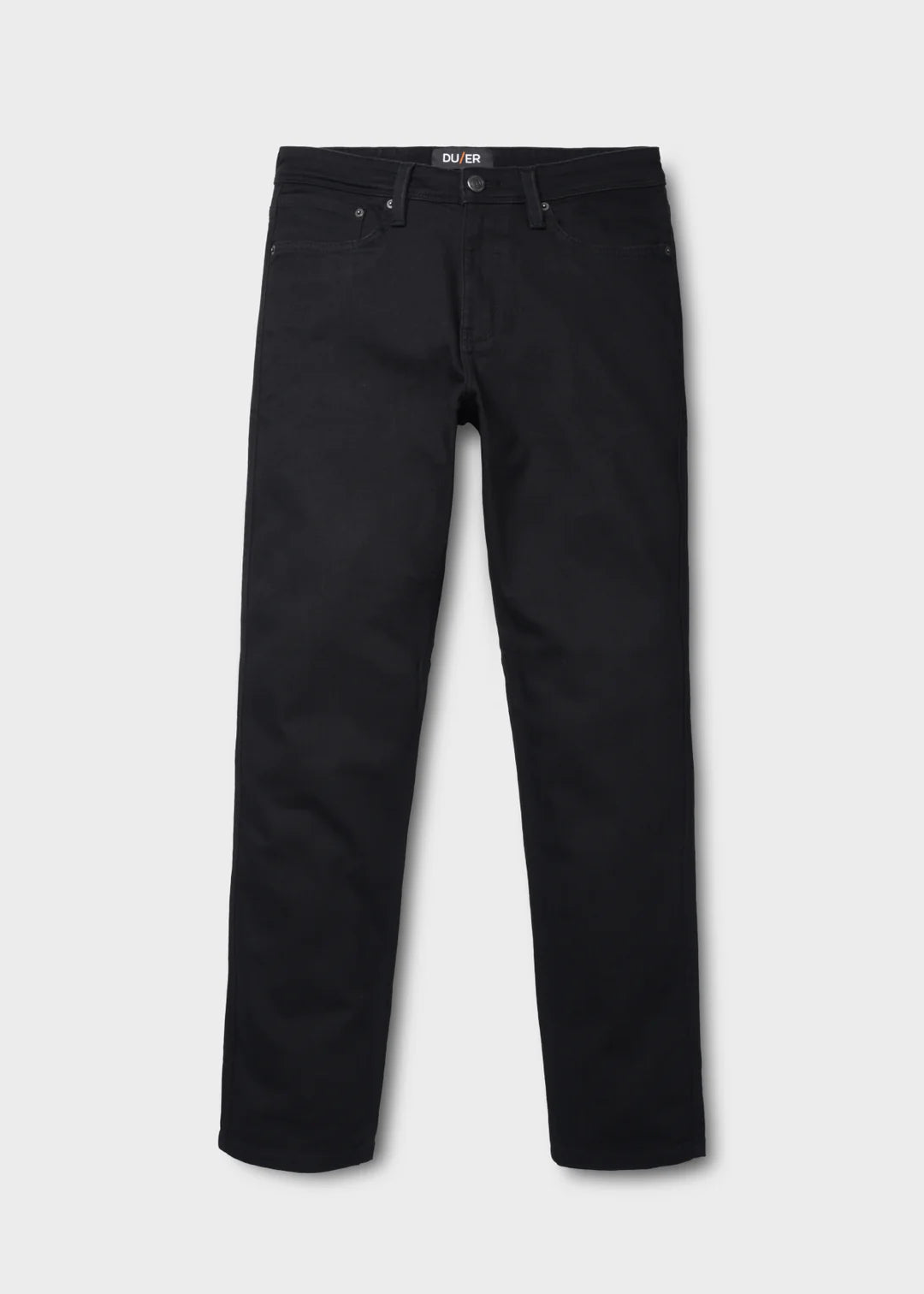 BLACK NARROW-FIT JEANS - MENS